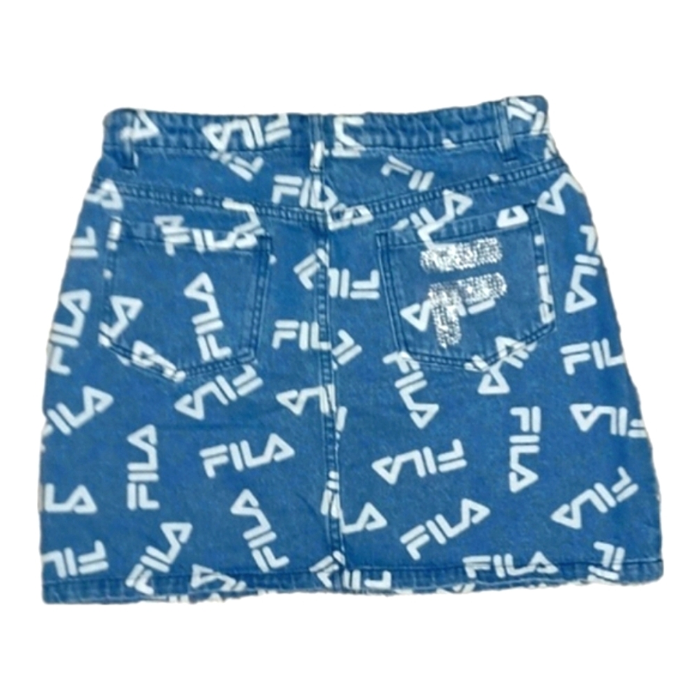 Fila | Blue Jean Mini Skirt - Picture 5 of 7